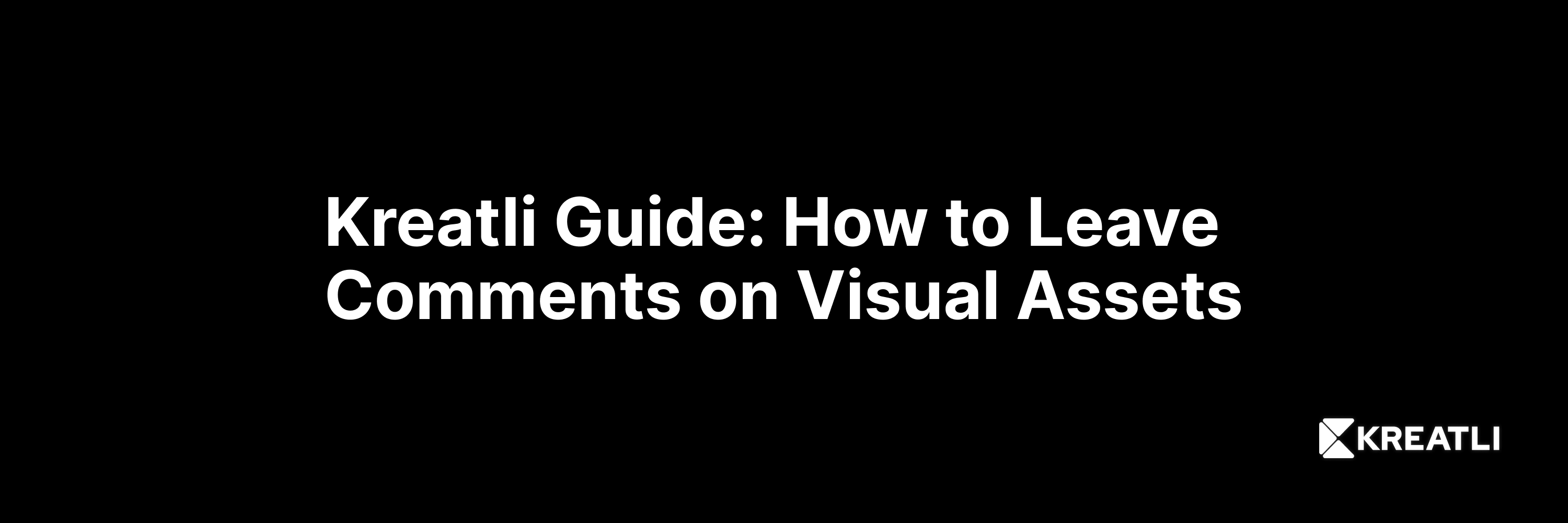 Kreatli Guide: How to comment a picture